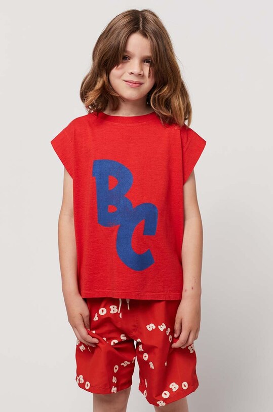 Детские шорты Bobo Choses красный 124AC150