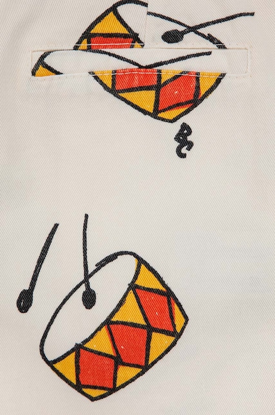 Дитячі джинсові шорти Bobo Choses 124AC085 бежевий