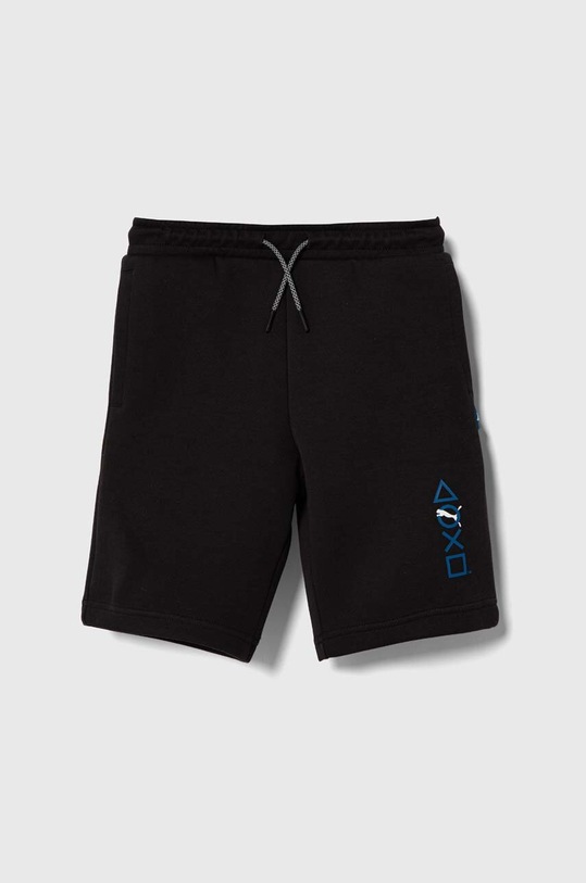 Puma szorty dziecięce PUMA X PLAYSTATION DK casual czarny 624864
