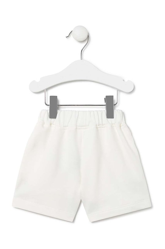 Tous pantaloni scurți din bumbac pentru bebeluși Classic.2003 alb SS24