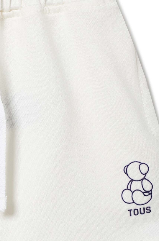 Băieți Tous pantaloni scurți din bumbac pentru bebeluși Classic.2003 alb