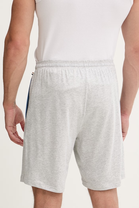 Oblečení BOSS loungewear šortky pánské bavlněné s elastanem Mix&Match Short CW 50515314 šedá