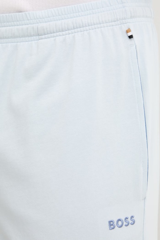 BOSS loungewear šortky pánské bavlněné s elastanem Mix&Match Short CW modrá 50515314