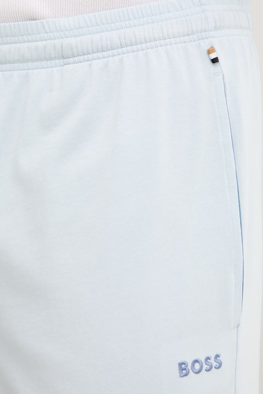 BOSS loungewear šortky pánské bavlněné s elastanem Mix&Match Short CW modrá 50515314