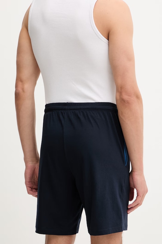 Odzież BOSS szorty lounge męskie bawełniane z elastanem Mix&Match Short CW 50515314 granatowy
