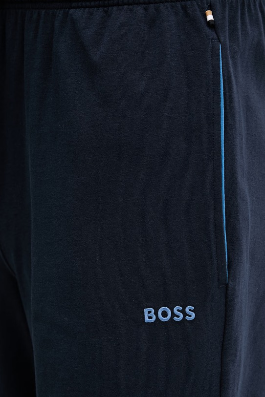 BOSS szorty lounge męskie bawełniane z elastanem Mix&Match Short CW granatowy 50515314