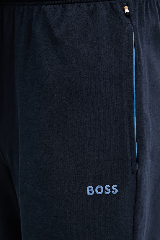 BOSS szorty lounge męskie bawełniane z elastanem Mix&Match Short CW granatowy 50515314