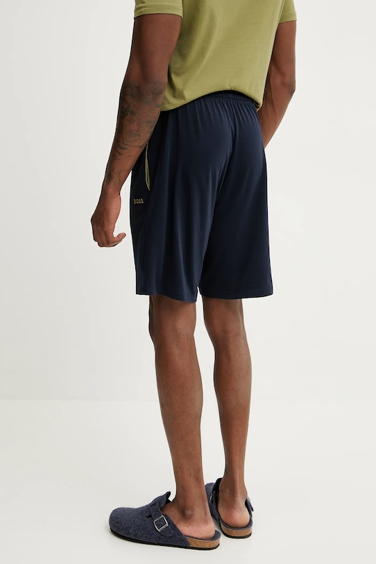 Ruházat BOSS hosszú férfi sortok pamut elasztánnal Mix&Match Short CW 50515314 sötétkék