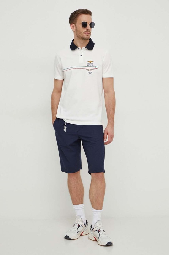 Paul&Shark pantaloncini in cotone 24414026 blu navy SS24