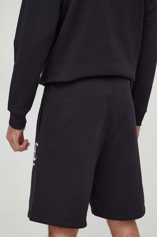 Îmbrăcăminte Just Cavalli pantaloni scurti din bumbac 76OADE00.CF100 negru