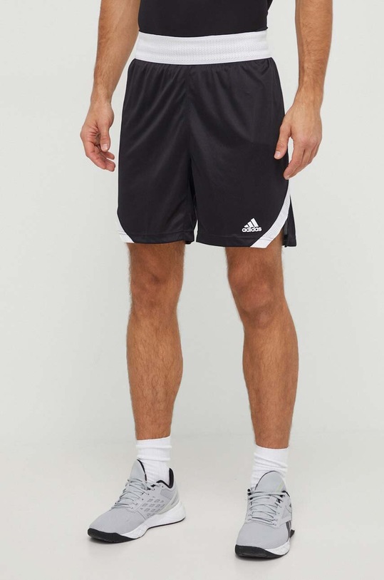 adidas Performance pantaloni scurți de antrenament Icon Squad tricotaj negru HF6732