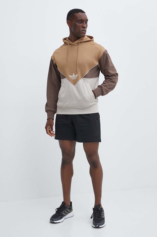 adidas Originals pantaloni scurti din bumbac IB2014 negru SS24