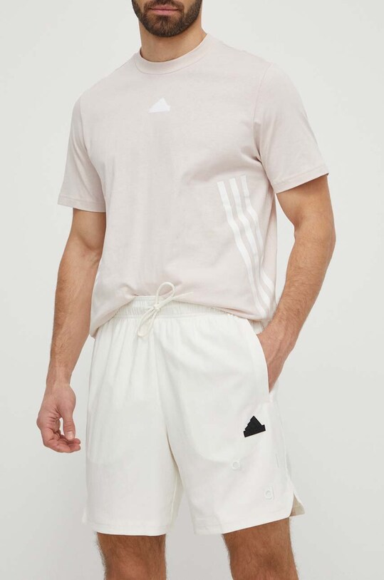adidas pantaloni scurti panza bej IP3798
