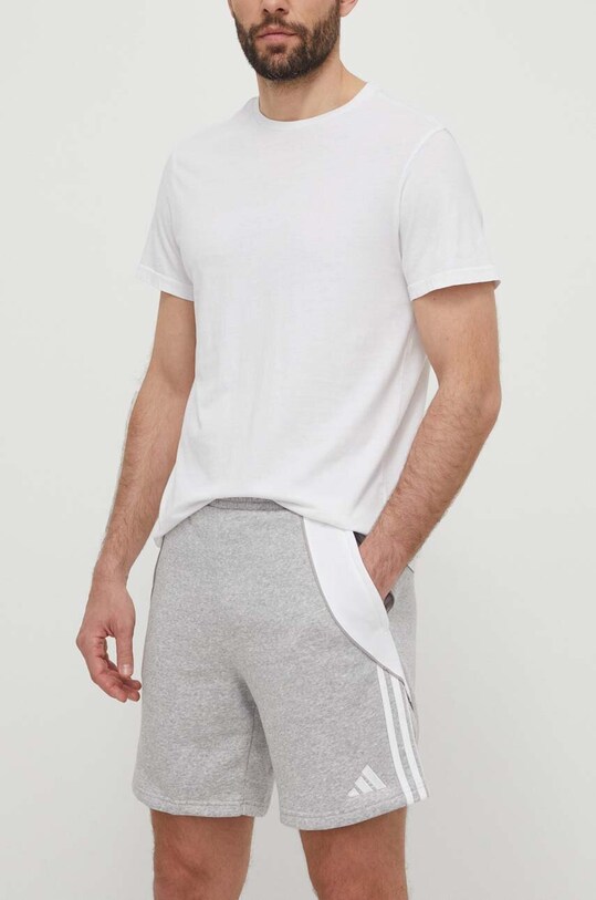 adidas Performance pantaloni scurți de antrenament Tiro 24 cu modele gri IR9308