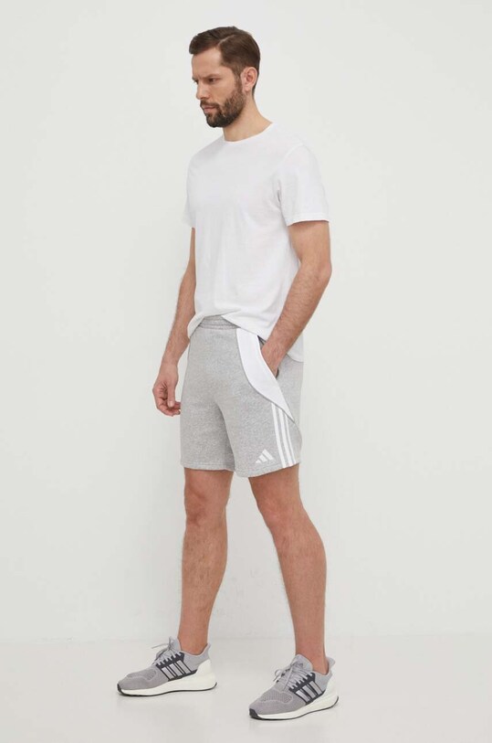 adidas Performance pantaloni scurți de antrenament Tiro 24 IR9308 gri SS25