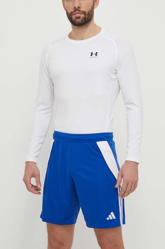 adidas Performance pantaloni scurți de antrenament Tiro 24 tricotaj albastru IR9378