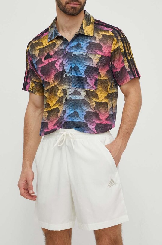 Шорти adidas тканина бежевий IS1328