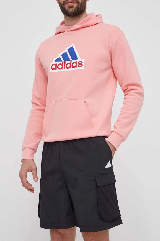 Шорти adidas тканина чорний IS7612