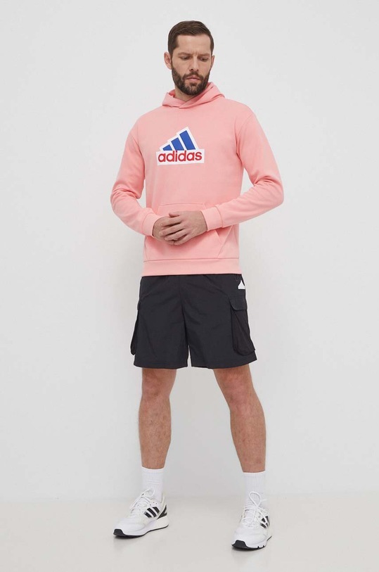 adidas pantaloni scurti IS7612 negru SS24