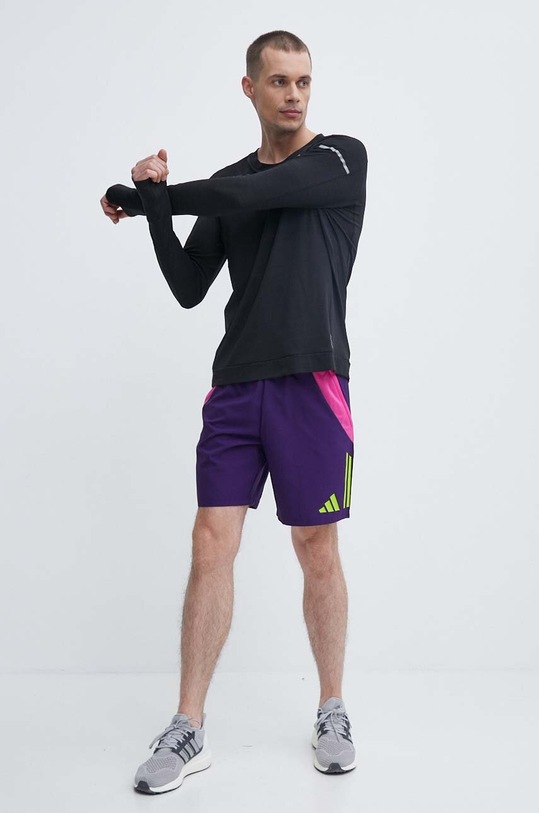 adidas Performance pantaloni scurți de antrenament Generation Predator Downtime IT4824 violet SS24