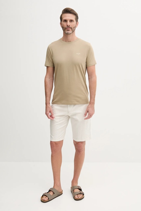 Joop! vászonkeverék rövidnadrág Ruby 30041966 fehér AW24