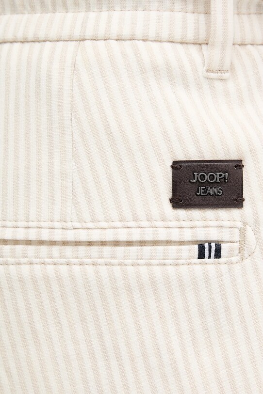 Joop! szorty z domieszką lnu Ruby biały 30041966