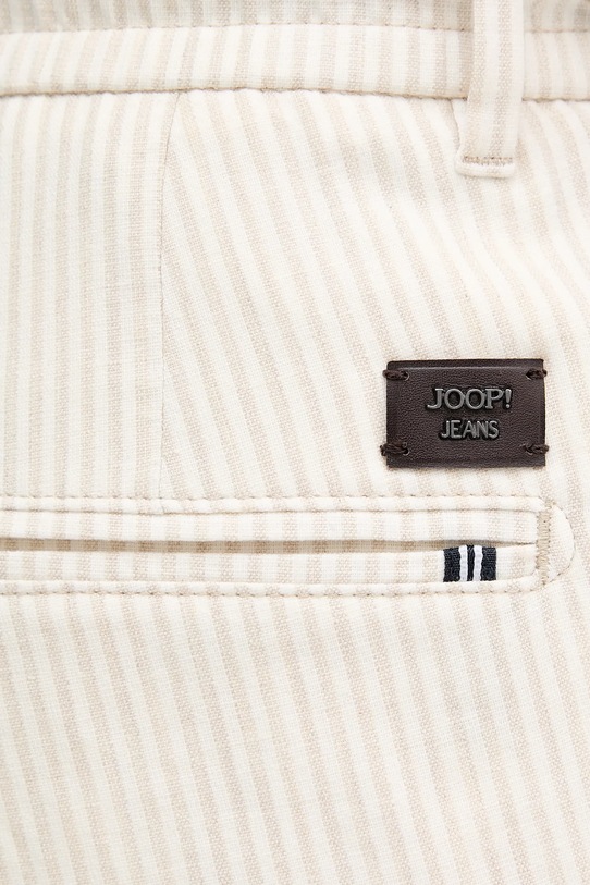 Joop! vászonkeverék rövidnadrág Ruby fehér 30041966