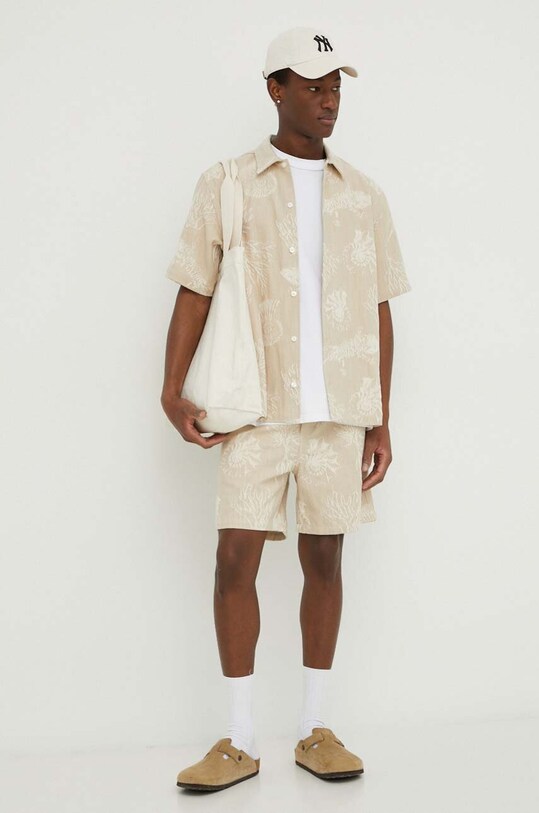 Samsoe Samsoe pantaloni scurti M24100065 bej SS24
