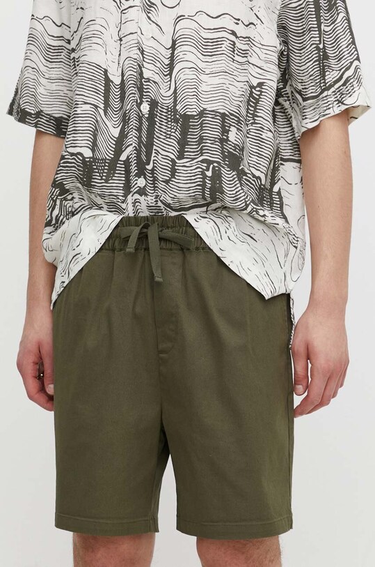 Les Deux pantaloni scurti panza verde LDM511046