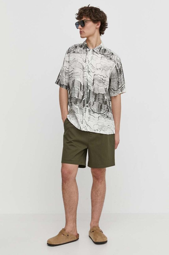 Les Deux pantaloni scurti LDM511046 verde SS24