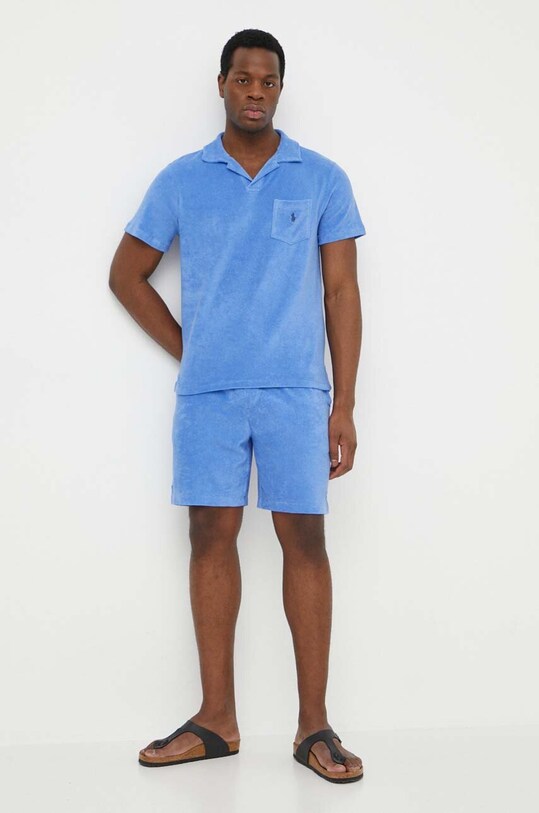 Kraťasy Polo Ralph Lauren 710901046 modrá SS24