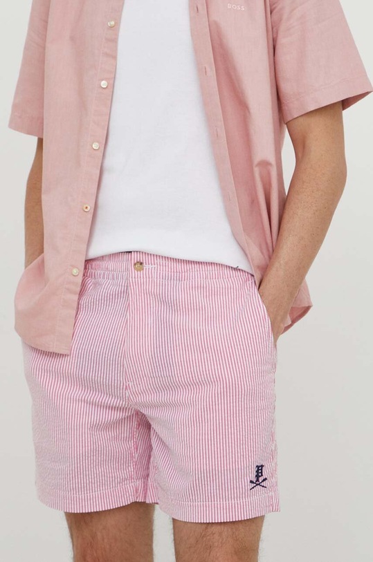Polo Ralph Lauren pantaloncini tessuto rosa 710932440