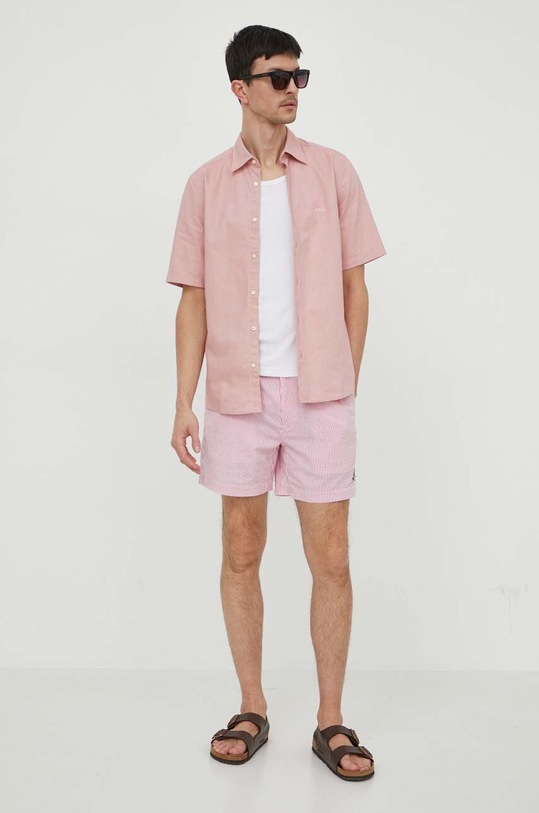 Polo Ralph Lauren pantaloncini 710932440 rosa SS24