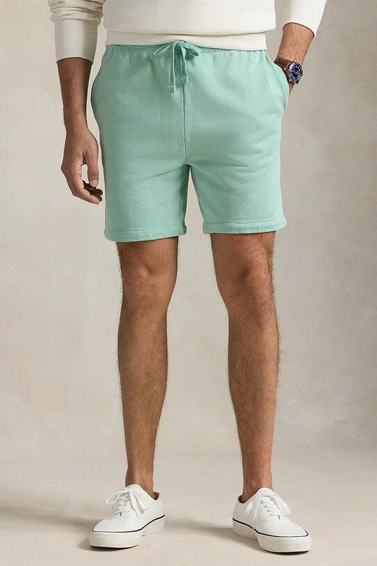 Polo Ralph Lauren cotton shorts 710934602 green SS25