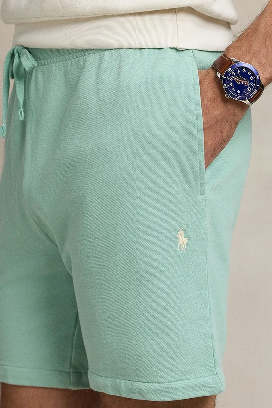 Хлопковые шорты Polo Ralph Lauren зелёный 710934602