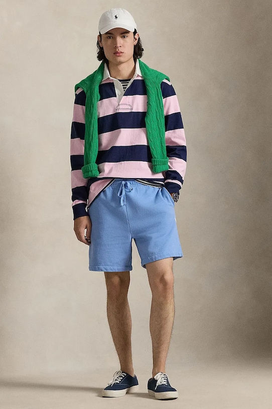 Odzież Polo Ralph Lauren szorty bawełniane 710934602 niebieski