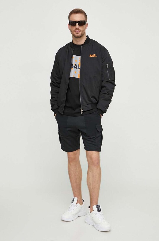 BALR. szorty Q+ Regular B1431.1067 czarny SS24