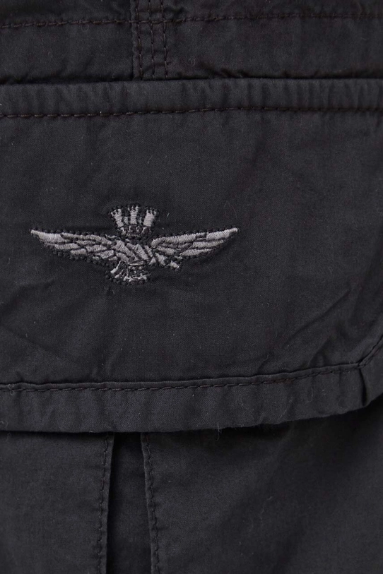 Îmbrăcăminte Aeronautica Militare pantaloni scurti din bumbac BE195CT3244 gri