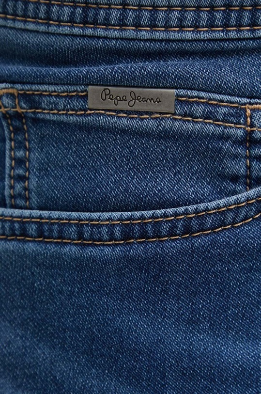 Džínové šortky Pepe Jeans SLIM GYMDIGO SHORT modrá PM801075HU2