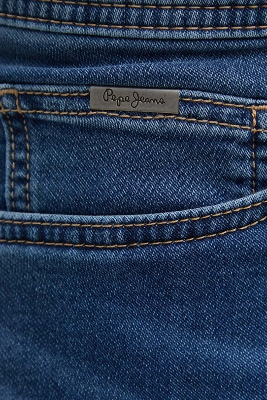 Pepe Jeans szorty jeansowe SLIM GYMDIGO niebieski PM801075HU2