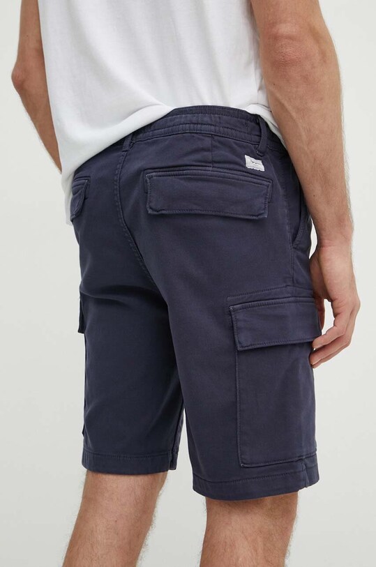 Pepe Jeans pantaloni scurti GYMDIGO CARGO jeans bleumarin PM801077