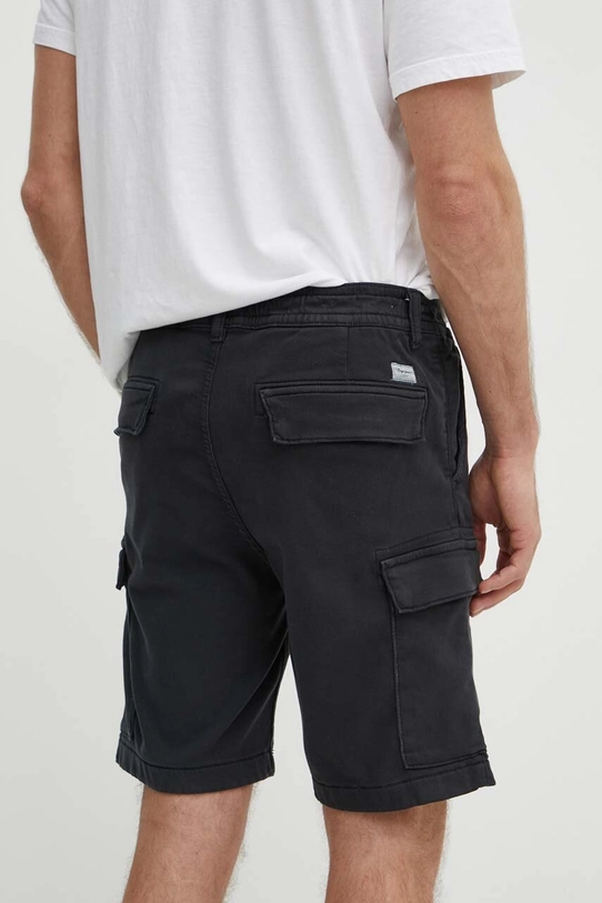 Îmbrăcăminte Pepe Jeans pantaloni scurti GYMDIGO CARGO PM801077 negru