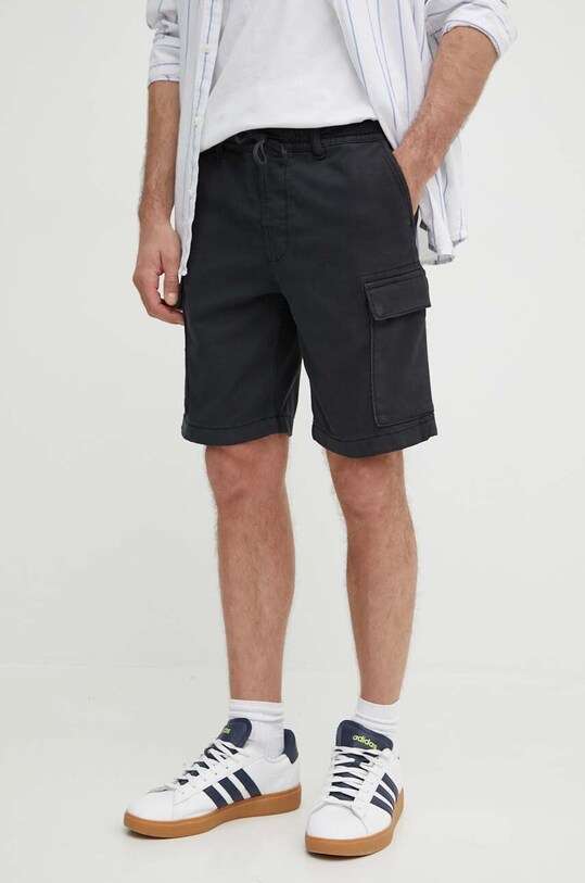 Pepe Jeans pantaloni scurti GYMDIGO CARGO negru PM801077