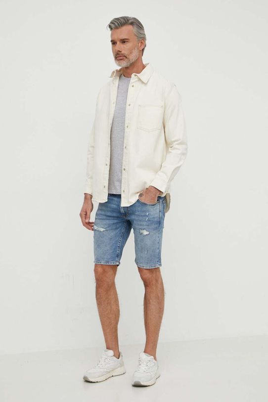 Pepe Jeans szorty jeansowe TAPER SHORT PM801084RH2 niebieski SS24