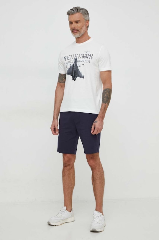 Šortky Aeronautica Militare BE170F459 tmavomodrá SS24