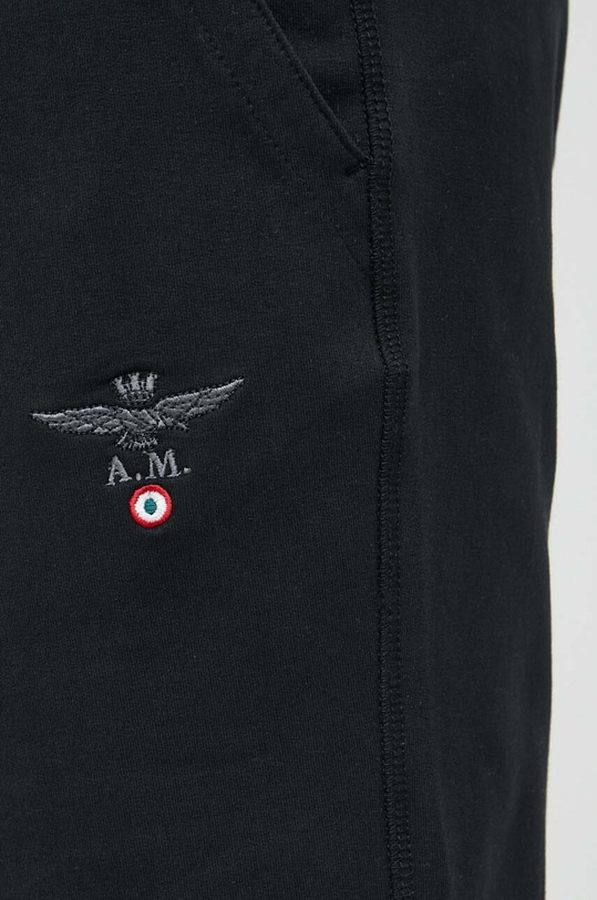 Aeronautica Militare pantaloni scurti negru BE170F459