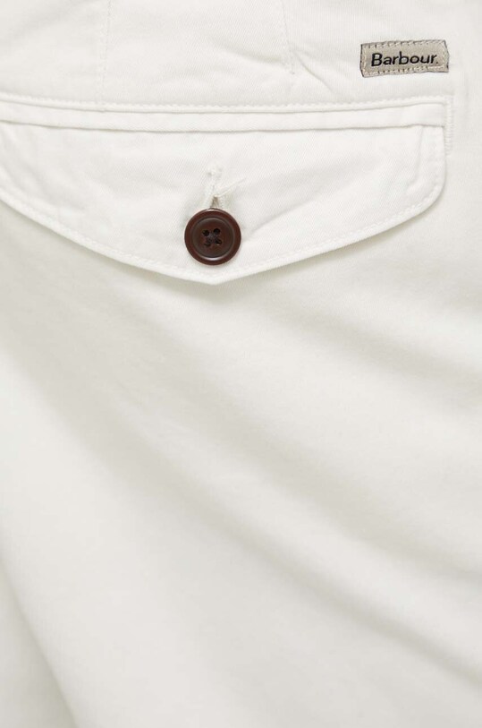 Barbour pantaloni scurti din bumbac bej MST0006