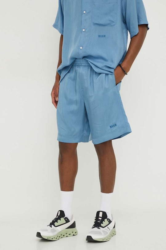 MSGM rövidnadrág sima kék 3640MB11X.247015