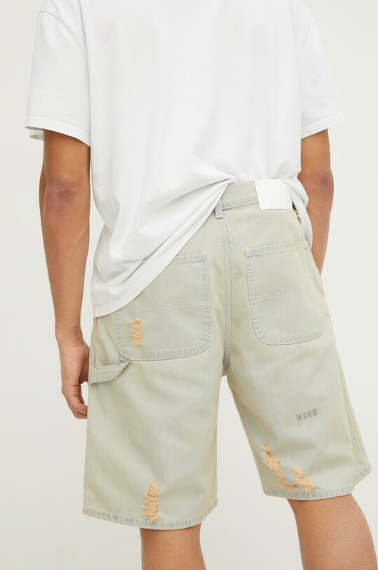 Ruházat MSGM farmer rövidnadrág 3640MB230L.247098 kék