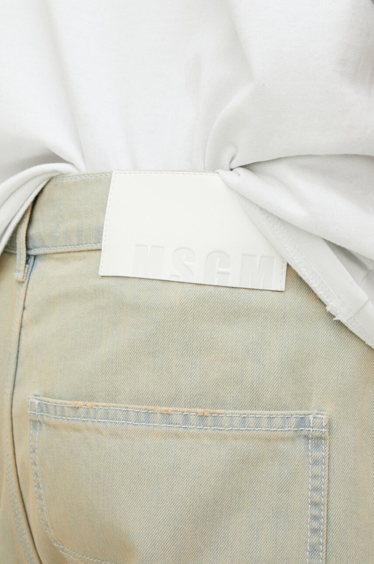 MSGM szorty jeansowe 3640MB230L.247098 niebieski